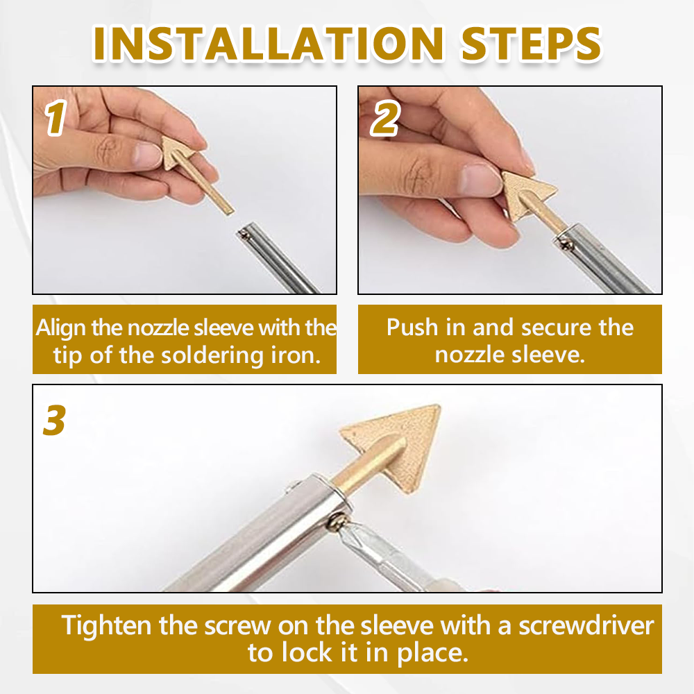 3 szt. grotów lutowniczych do  – Electronics Repair Kit With Soldering Iron recenzja i cena