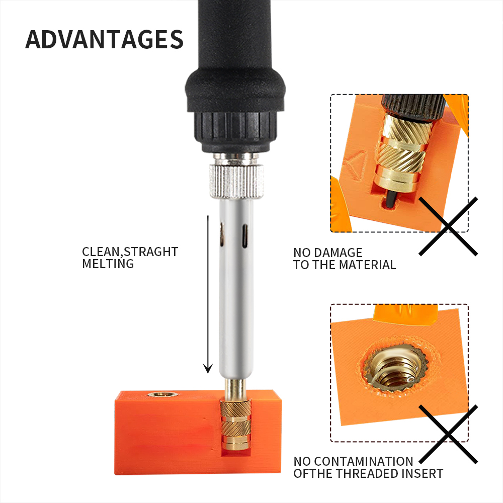 Wkładki termowtykowe, końcówki – Electronics Repair Kit With Soldering Iron recenzja i cena