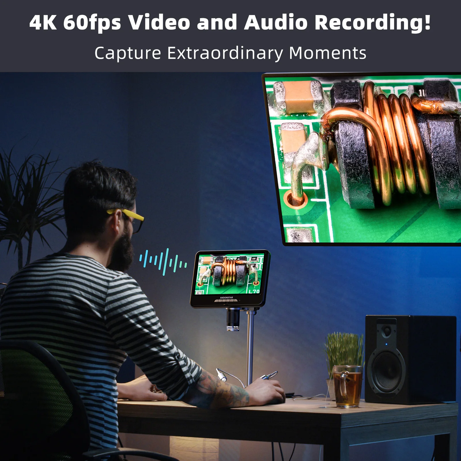 Andonstar AD210S-Pro 4K 60FPS  – Electronics Repairing recenzja i cena