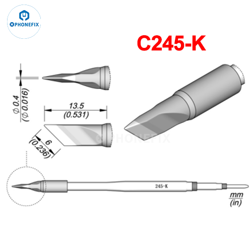 OEM C245 C470 Series Tips C245 – Electronics Repair Kit With Soldering Iron recenzja i cena
